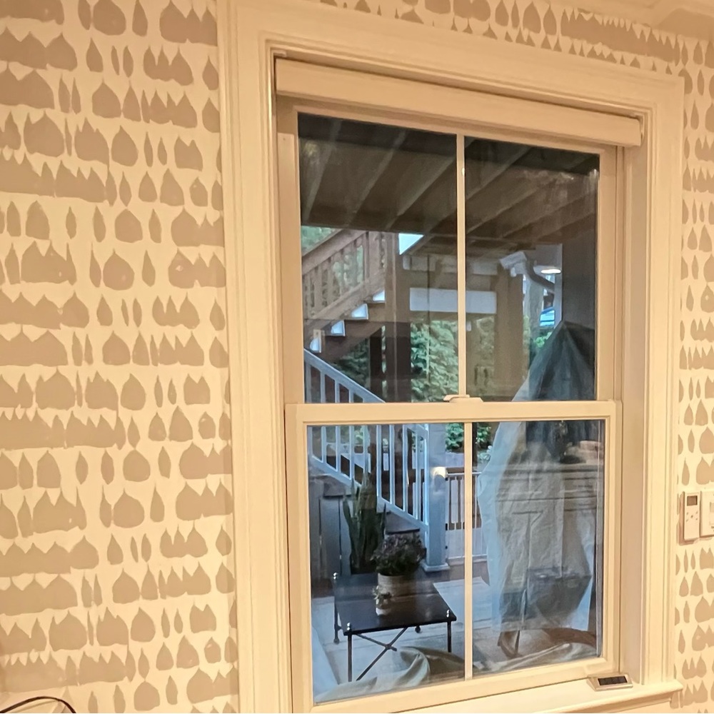 Sold! Schumacher Queen of Spain remnants, aprox 5 yards. Color dove